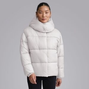 Anthropologie NVLT White Puffer Jacket